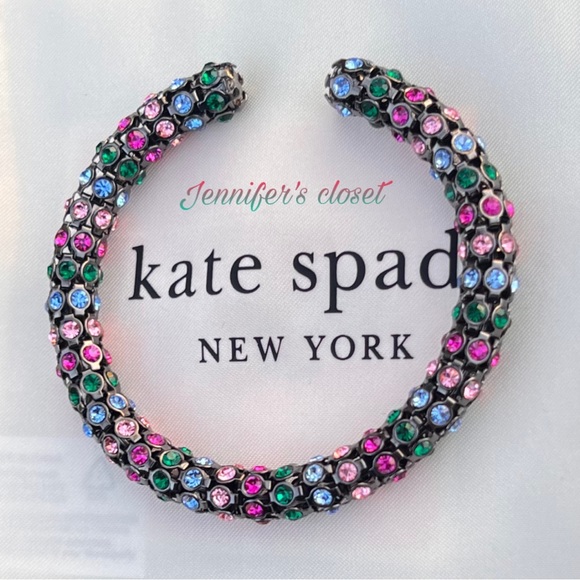 Kate Spade New York Multicolored Crystal Cuff Bracelet - Picture 5 of 7